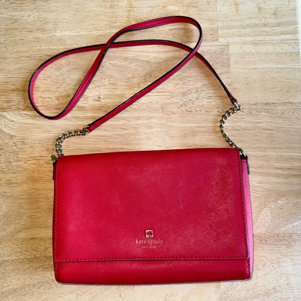 Kate Spade Red Crossbody Bag